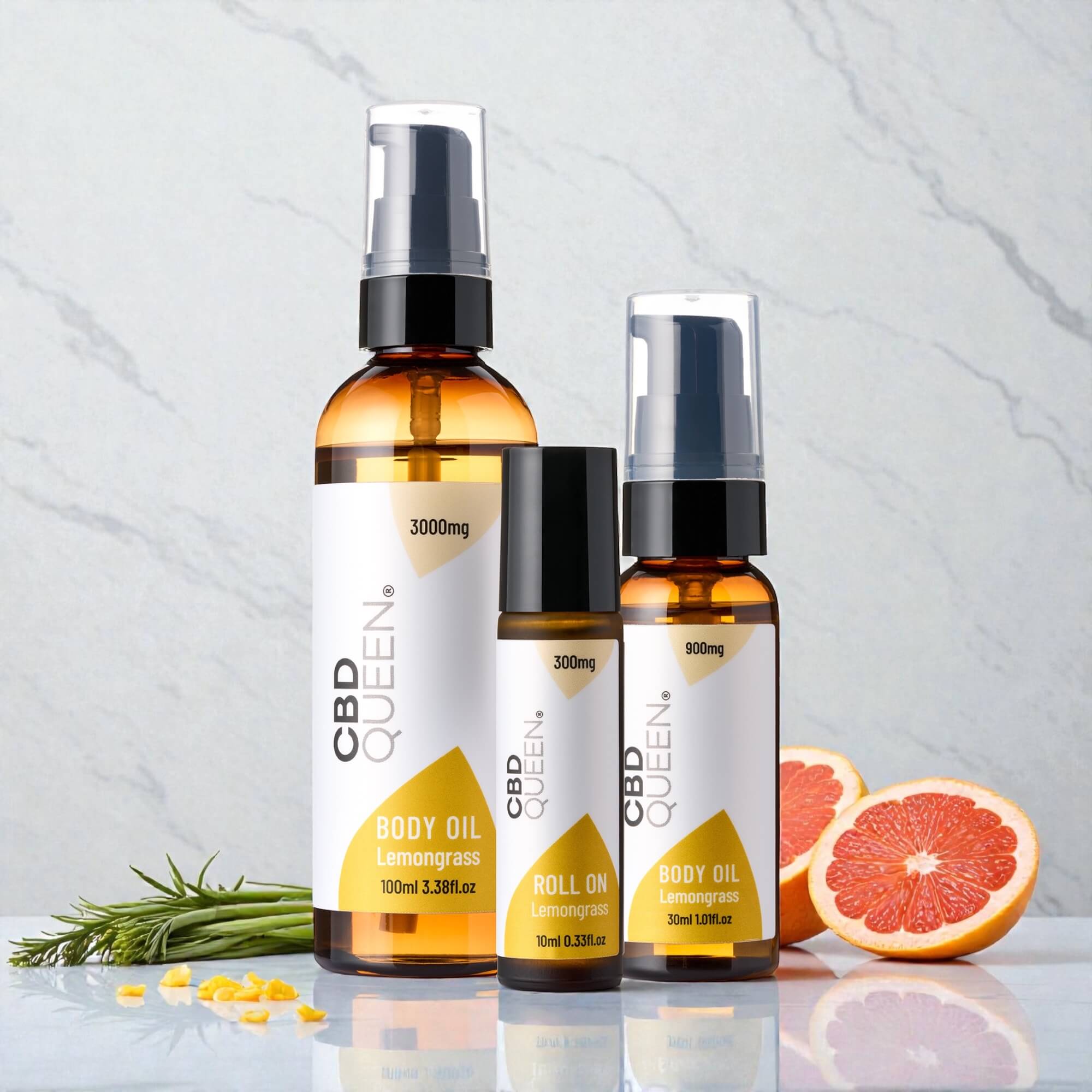 CBD Body Oil - Lemongrass – CBD Queen